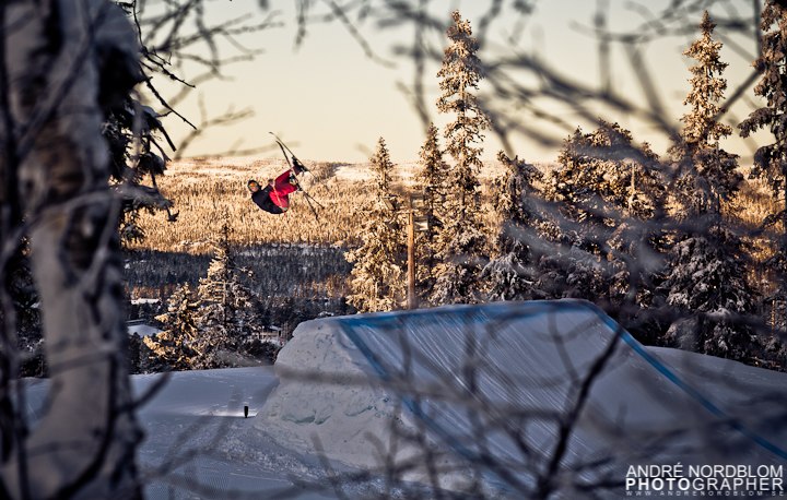 Bilden är tagen söndag 8/1 2012, vet inte åkare. Foto: André Nordblom.