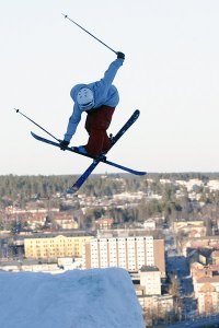 3:a mute med staden i bakrunden:). Foto: petter frisell. Åkare: adam frisell.