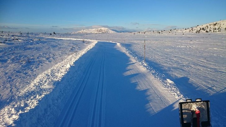 Stormen har løyet
Vinden har avtatt, løypene er .