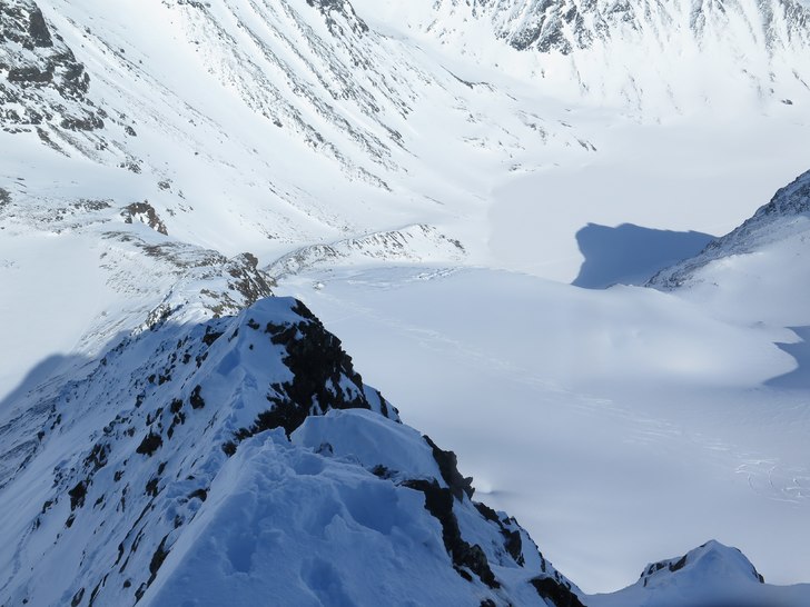 Utsikten bakåt mot Gaskkascohkka. Foto: tryggve tirén.