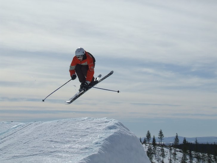 På väg till 3:a mute :P. Foto: Julius Aspman. Åkare: Olle Eriksson.