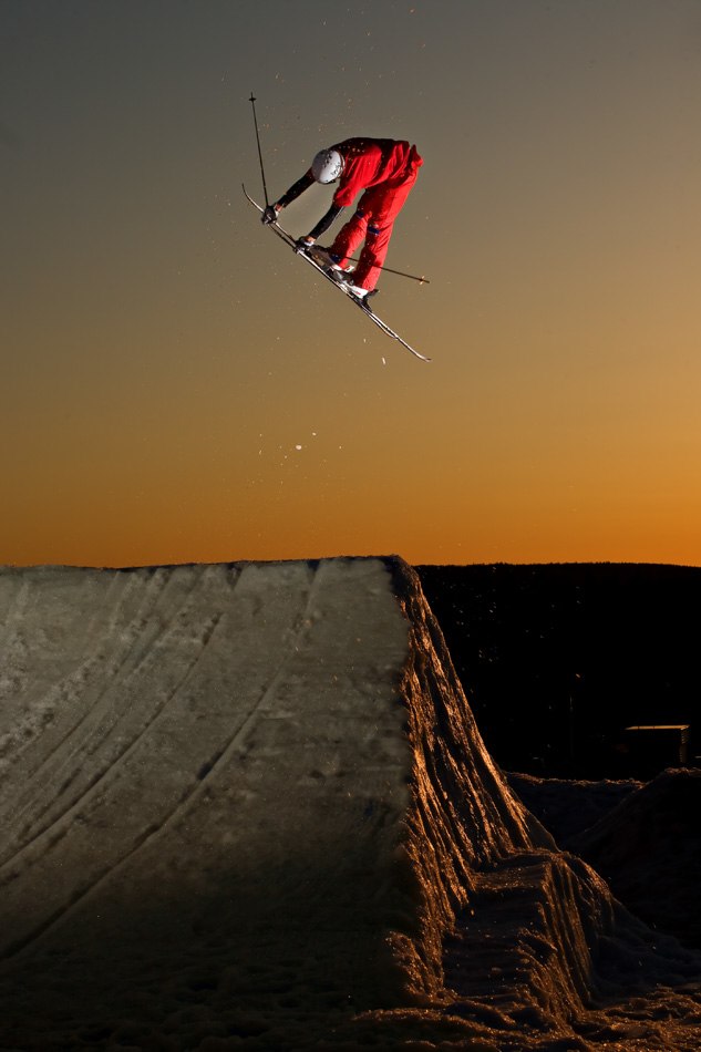 Kör en liten sunset shoot i måttsund med lukas e. Foto: Lucas Nilsson. Åkare: Elias Henderson.