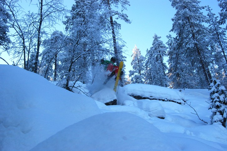 skön bild med lite puder  =). Foto: Jag. Åkare: Albert Berggren.