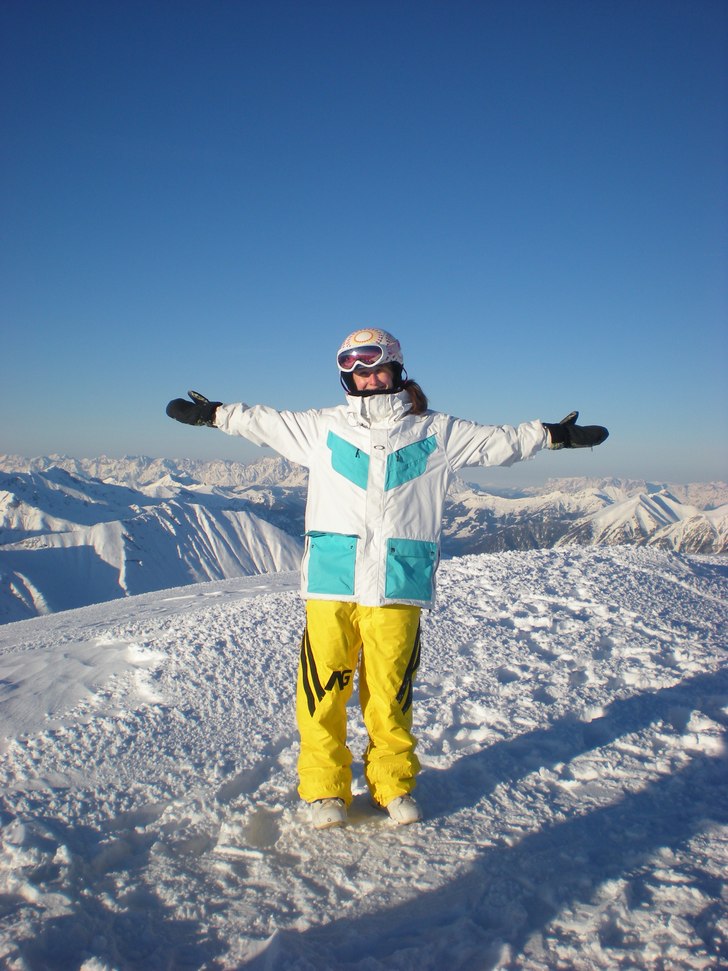 top of sportgastein. Åkare: me.