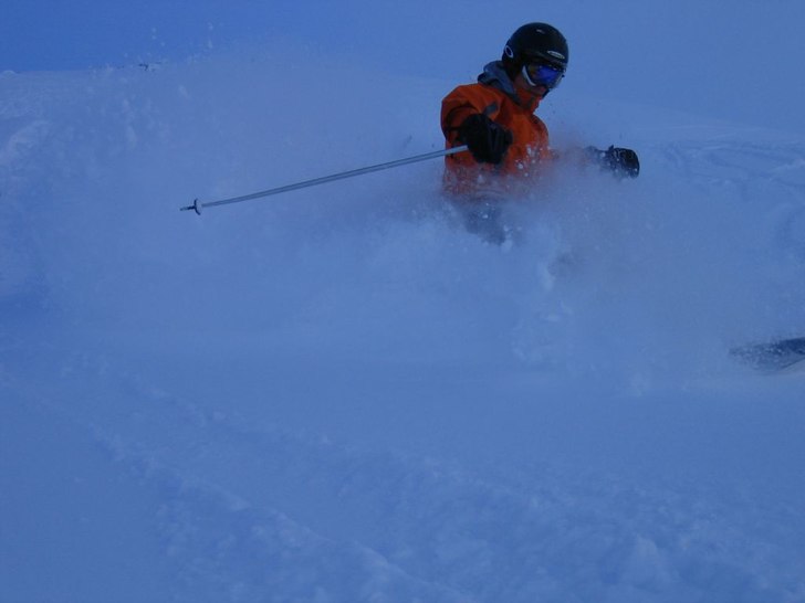 En härlig dag under premiärhelgen i gränsen. ot. Foto: Chassen. Åkare: Jag (Henrik).