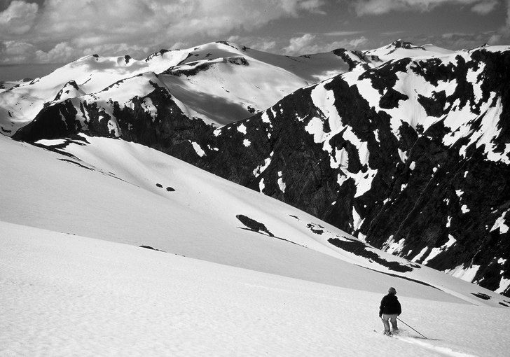 Nysnö till midsommar!. Foto: Johan Berglund. Åkare: Anna.
