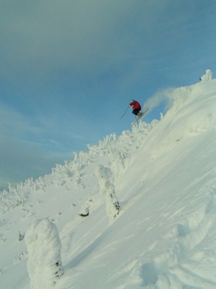 Beautiful Whitewater backcountry.... Foto: Marja Persson. Åkare: Johan Edenteg.