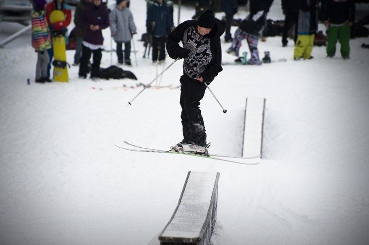 Väsjö Railjam 2010. Foto: Pax Engström Nyström. Åkare: Okänd.