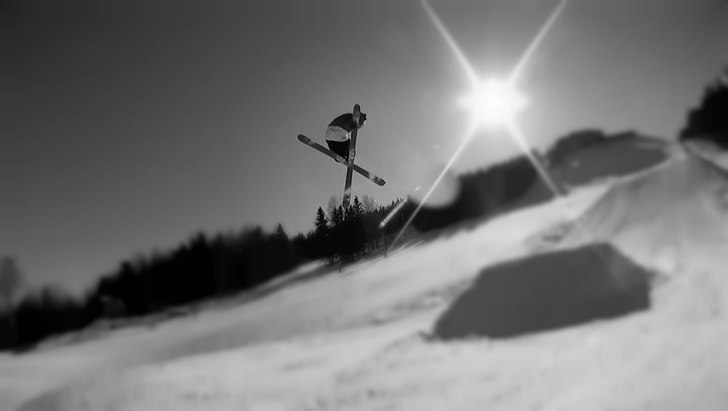 En screenshot. Foto: William Norlén. Åkare: Joakim Röhlander (jag).