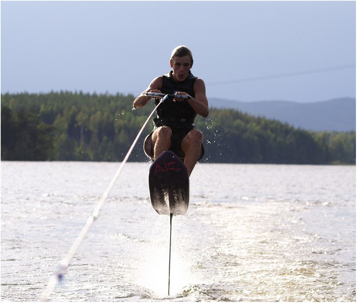 Premiär tur på AirChairen...... Ruskigt skojj!. Foto: Jacob Sehlin. Åkare: Robert.