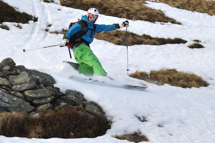 Var o åkte slakssnö i mittersill v. 7 inte dåli. Foto: Gustav. Åkare: Rickard Norresjö.