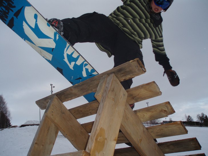 lite träkicksriding ;D. Foto: jag. Åkare: robin.