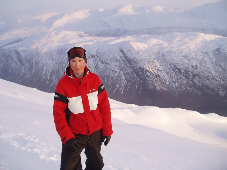 Fin kväll i Narvik.. Foto: Jimmy. Åkare: Jag.