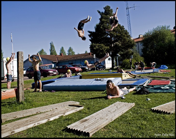Foto: Felix Näs. Åkare: Elias Henderson, Tobias Johansson, Filip Sundvisson.