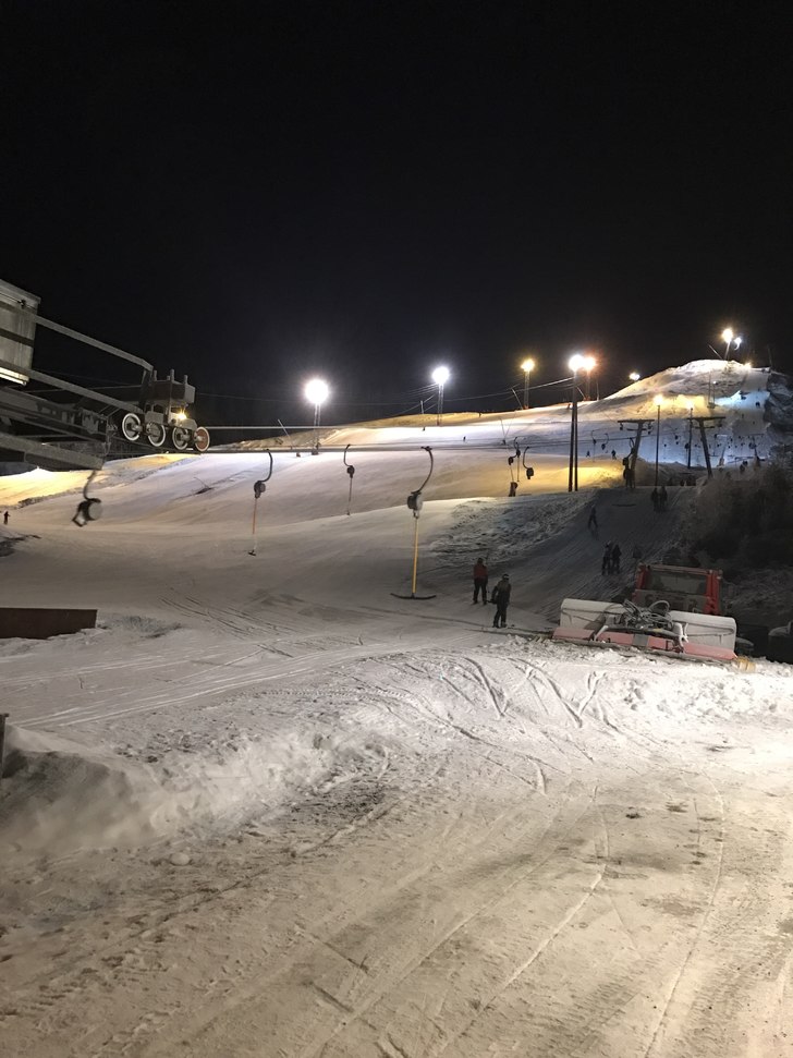 De flotte forholdene fortsetter! 
Vi produserer sn.