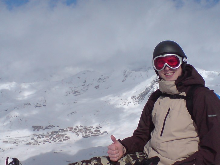 Carontoppen i Val thorens  ! . Foto: Niclas Lang. Åkare: Johan Ström.