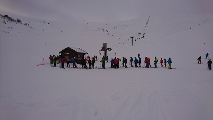 Lørdag 7.januar 
Strandafjellet  idag 7. Januar f.