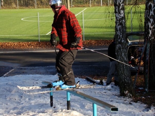 En random bild från ett shysst railsesh.. Foto: Isak Andersson. Åkare: Christian Lindström.