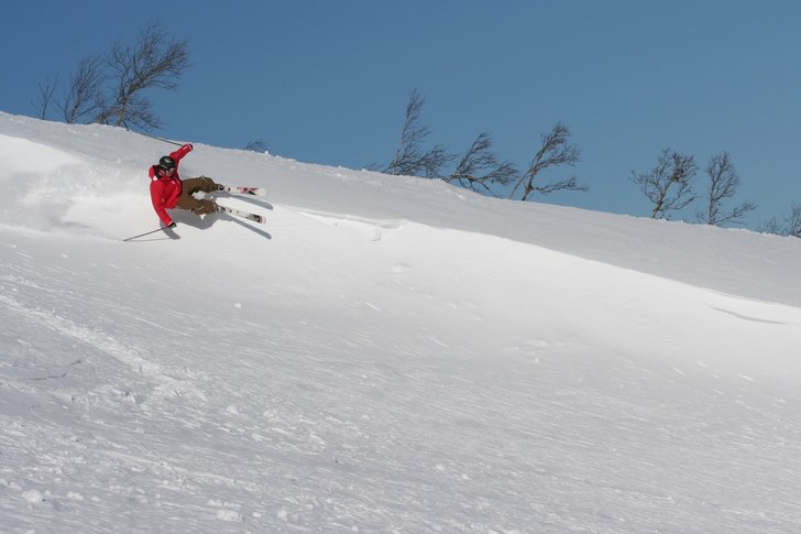 Jag leker på vinddrivan. Foto: Elias. Åkare: Johan Söderlund.
