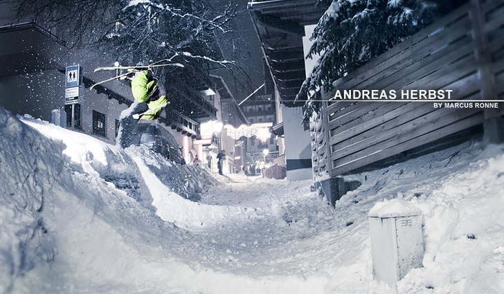 Hade kommit en hel del snö senaste dagarna så vi. Foto: Marcus Rönne. Åkare: Andreas Herbst.