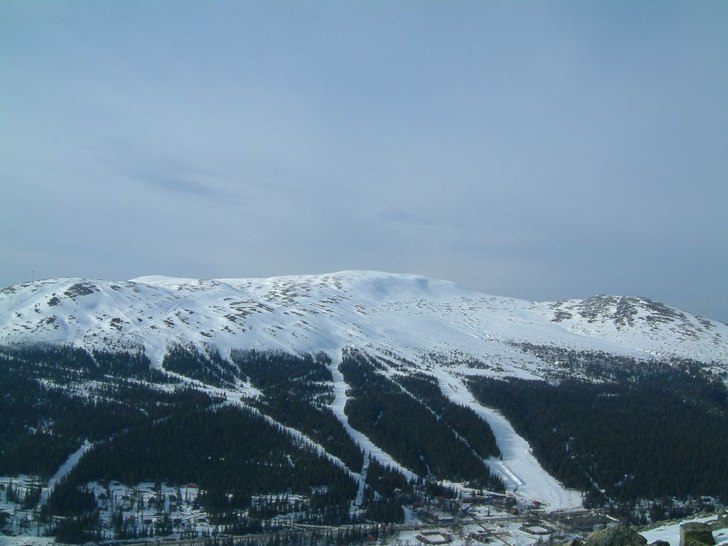 Efter en lång promenad uppför drommen kan man se. Foto: Ted Wennström.