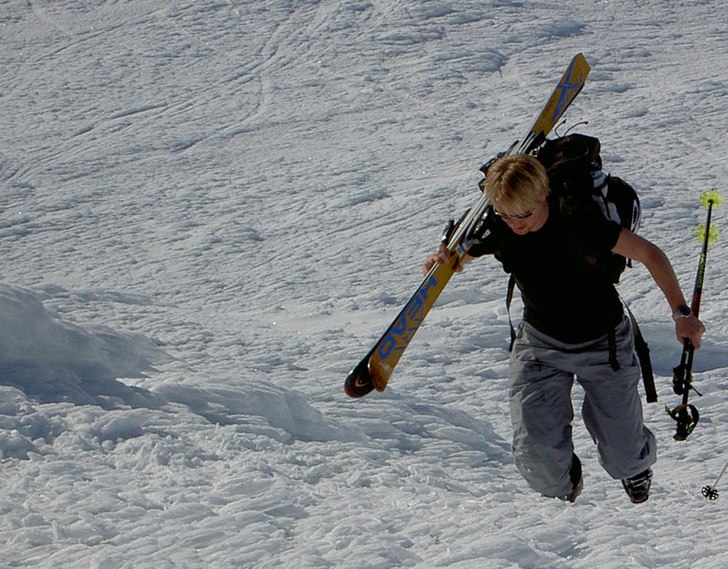 Åreskutan, Påskafton 2005. Nice!. Foto: Johan Ericsson. Åkare: Magnus Gunnarsson.