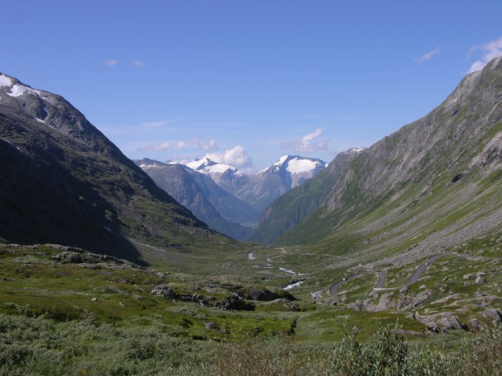 På väg upp till Sryn i Norge. Foto: Johan Bogg.