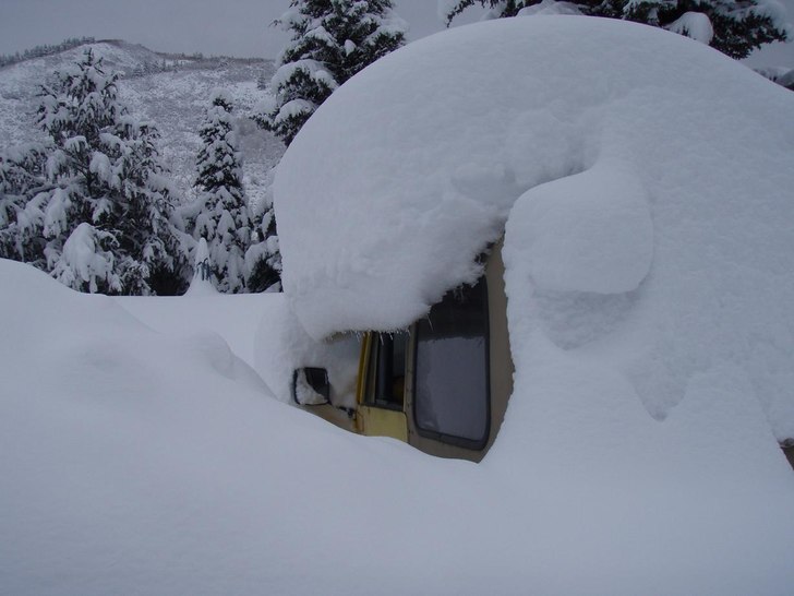Snö, snö, snö...bästa snösäsongen på 25 år. Foto: Helena Moberg.