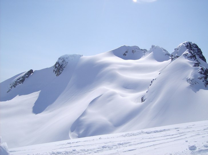 En av topparna vi åkte på. Foto: Magnus Edblom.