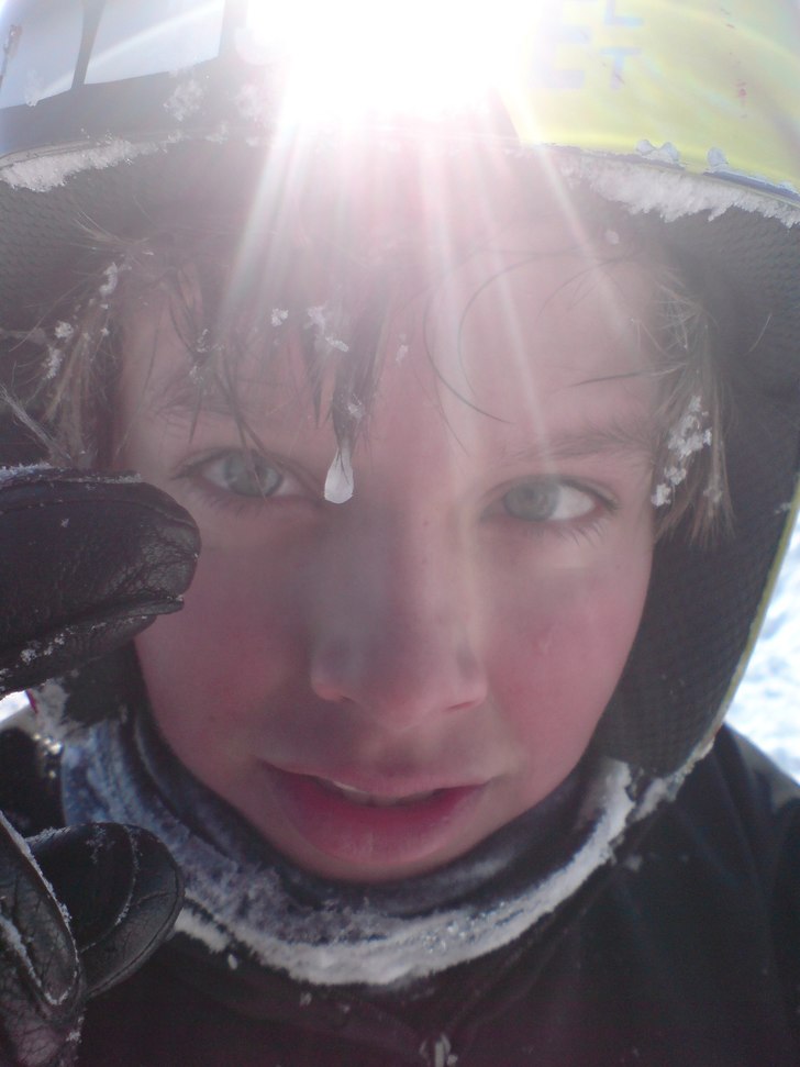 Efter en faceplant!. Foto: Aurora Larsson. Åkare: William Larsson.