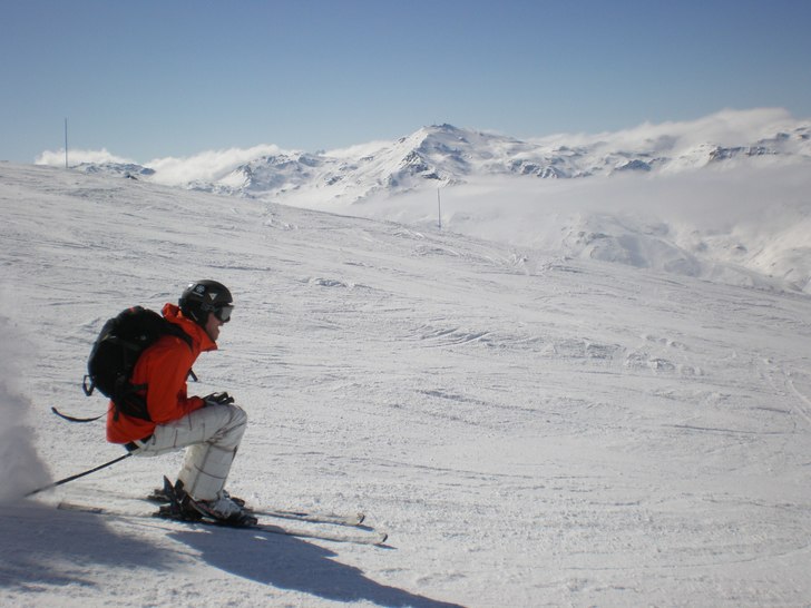 en ny åkstil kanske. Foto: Jocke. Åkare: Jonas.