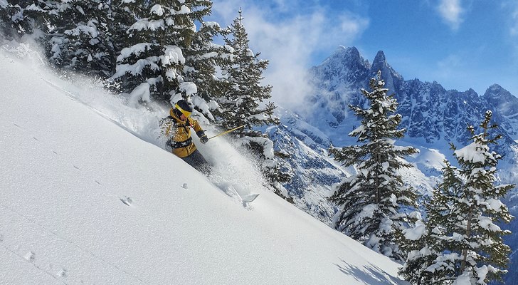 En dag då väder, snö och känsla är 110% rätt.