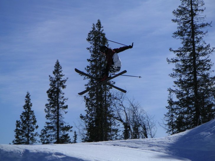 Under påsken på Dundret!. Foto: Malin Yngman. Åkare: Camilla Isaksson.