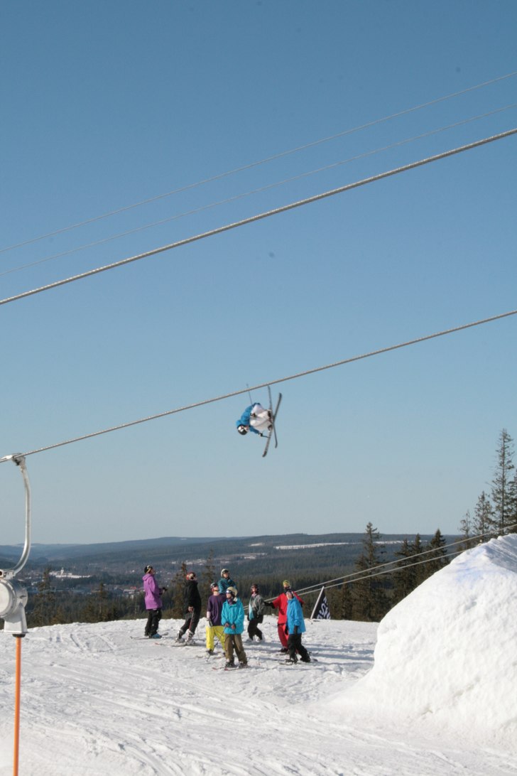 frontflipp . Foto: emil engvall. Åkare: freddie grann.