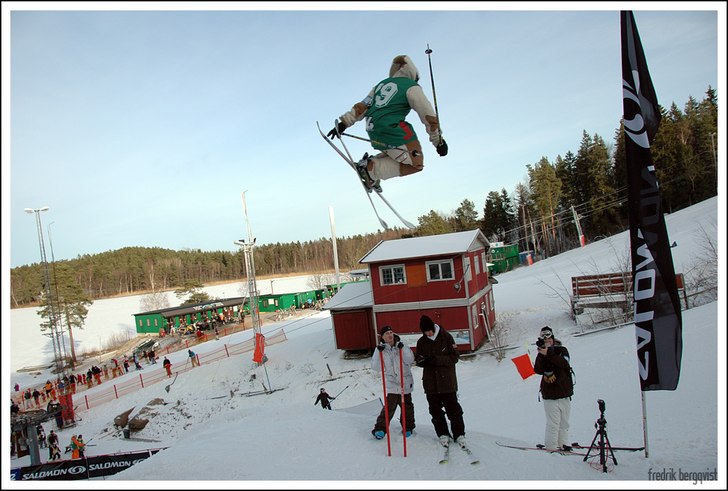 de va en 7a eller 5a tail. Foto: fredrik. Åkare: jag.