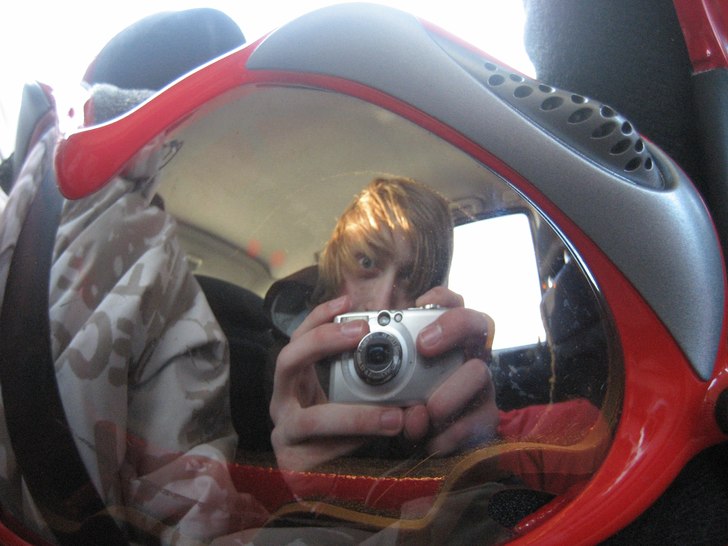 Fotade när vi var på väg hem :P. Foto: Erik Hägg.