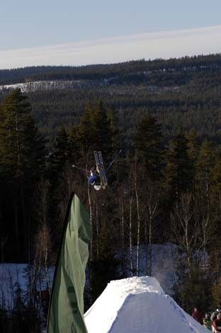 "Biggest Air" på Dream Camp i Kläppen.. Foto: Magnus Noppa. Åkare: Henrik Ahlström.