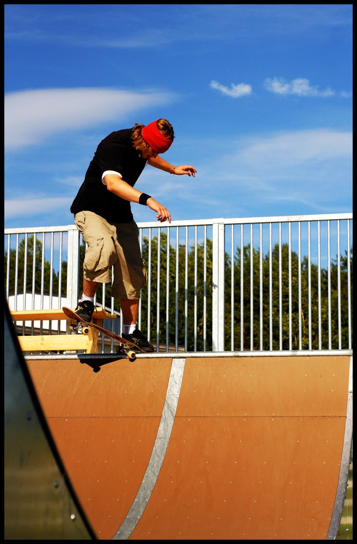 ramp åkning. Foto: simon pontér. Åkare: Jag.