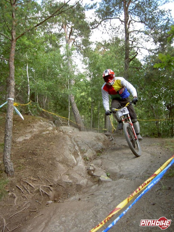 Jag i flottsbro i min Oldschool cross tröja...Cyk. Foto: Downhill_brogge. Åkare: Jag.