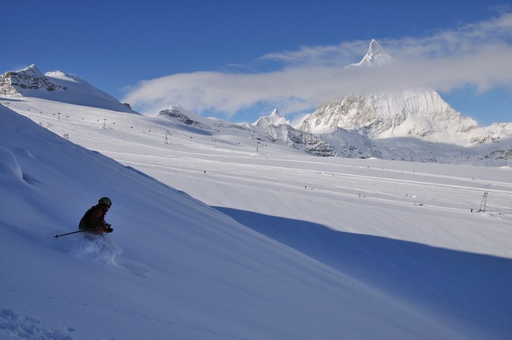 En perfekt dag efter snöfall, farmor barnvakt, ja. Foto: Patrick Södermark. Åkare: Sofia Södermak.