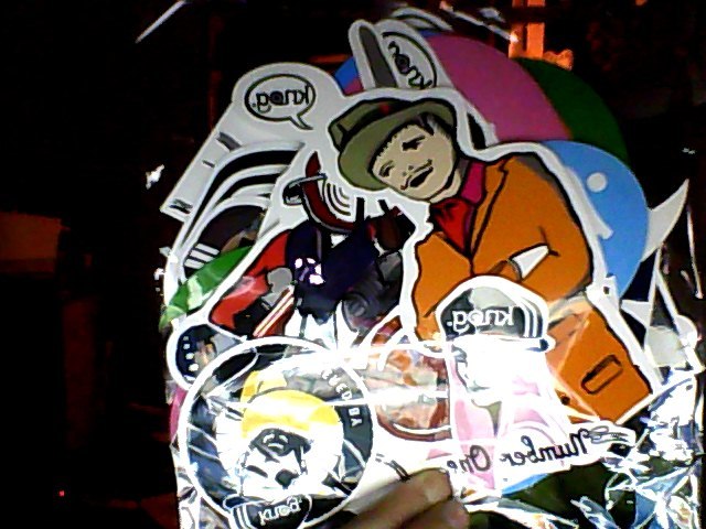 knog stickers runt 30 stickers. Foto: ..