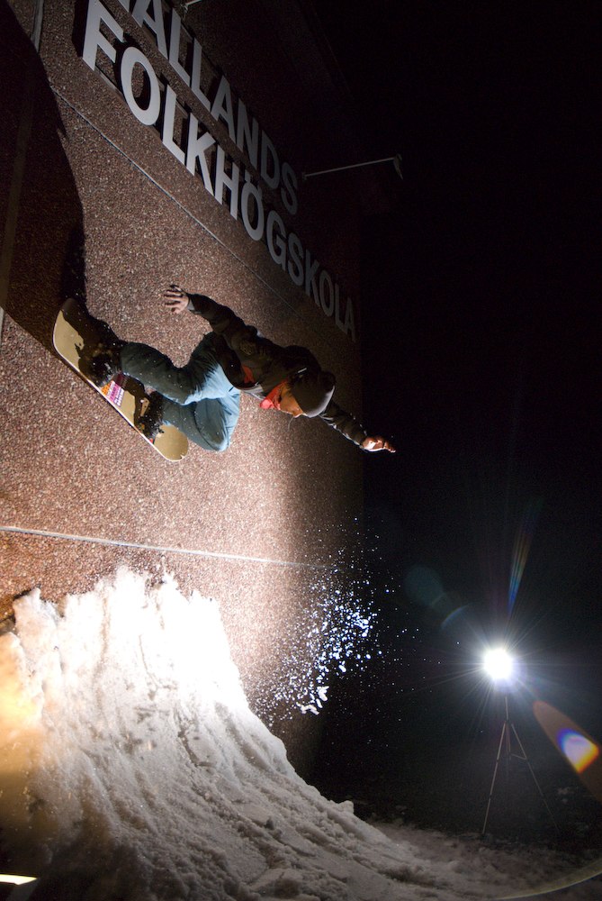 Lite lek en kväll.. Foto: Joel Christoffersson. Åkare: Daniel jonsson.