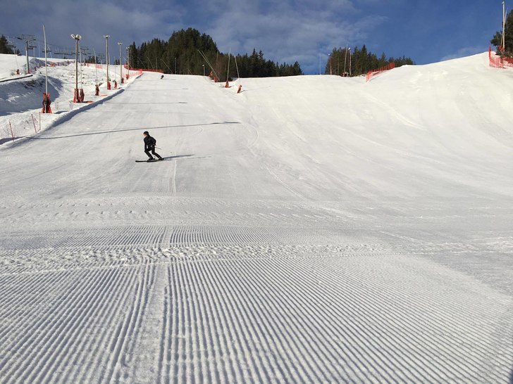 Nok en super skidag i strålende sol!
-1 grad, str.