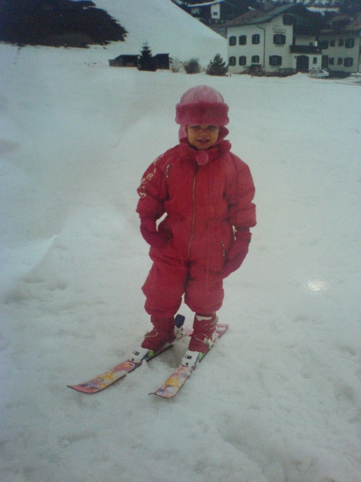 When i was young..;-). Foto: dad. Åkare: Me.