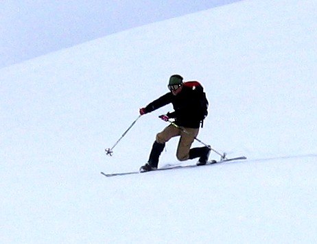 Skön repa i Norge efter topptur.. Foto: Hans Lövgren. Åkare: Fredrik Ringblom.