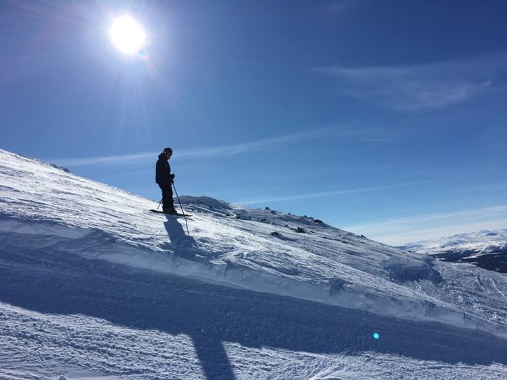 Skutan från sin bästa sida!
#freerideskidglädj.