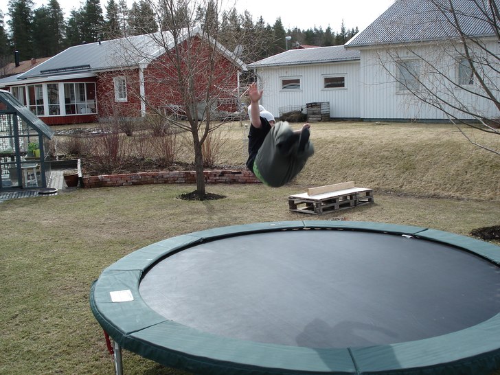 Nå chill trick. Foto: Aron Östman. Åkare: Axel Östman (jag).