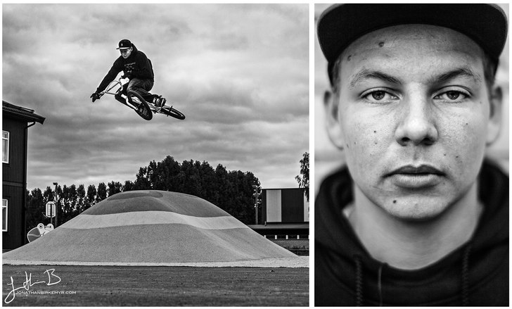 möjligtvis sista bmxbilden för i år!. Foto: Jonathan Birkemyr. Åkare: Dennis Blake Eriksson.