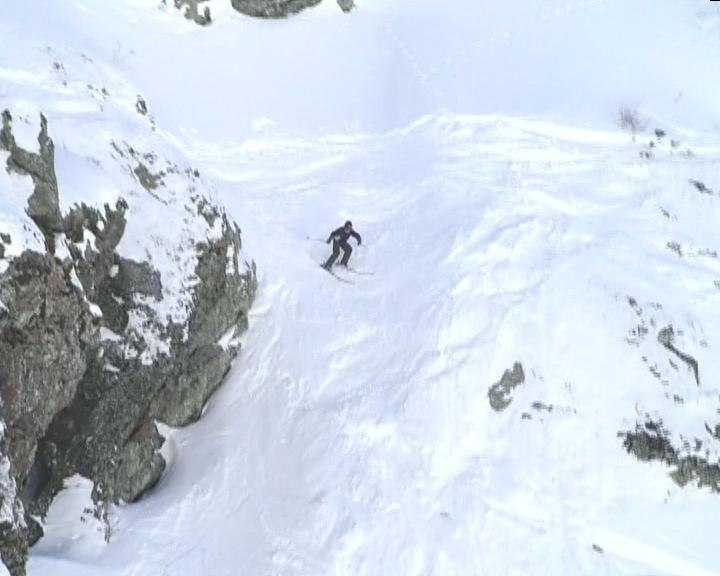 Couloir de Öl. Foto: Thomas Heide. Åkare: Jakob Heide.