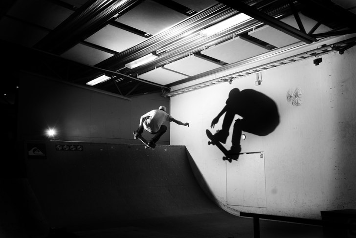 En fet ollie av Michel i guatre pipen.. Foto: Erik Carlsèn. Åkare: Michel.